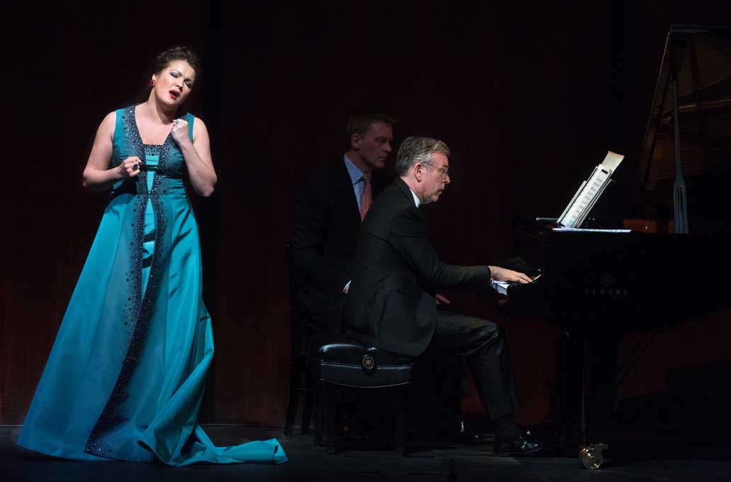 Anna Netrebko con Malcolm Martineau al piano