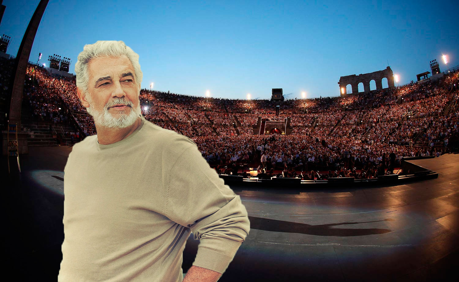 Placido Domingo en la Arena de Verona